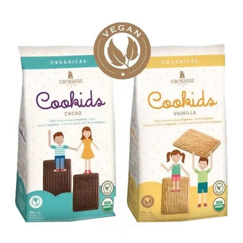 Cachafaz Cookids Galletitas Apto Veganos x 200 Grs - El Banquito Market