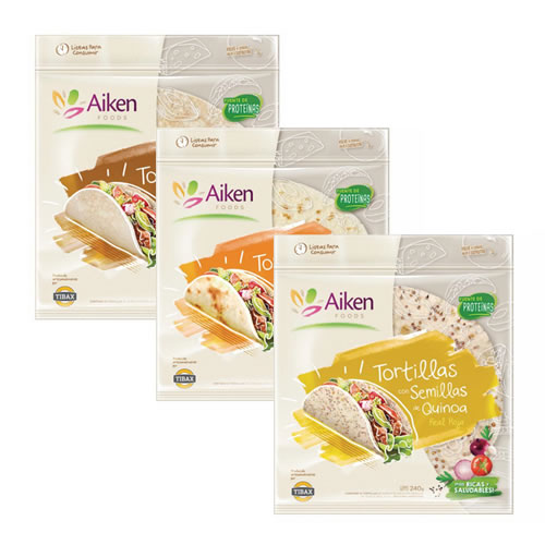 Aiken Tortillas de Quinoa x 10 Unidades - El Banquito Almacén Natural