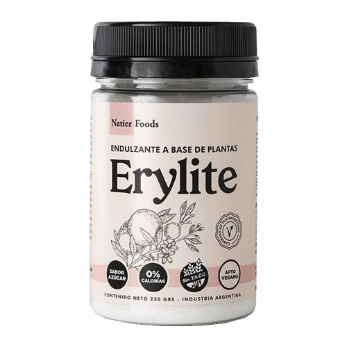 Natier Foods Erylite Edulzante x 250 Grs-El banquito almacén natural Natier-Foods-Erylite-Edulzante-x-250-Grs-El banquito almacén natural