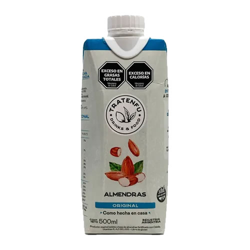 Tratenfu Leche de Almendra Original x 500 Ml