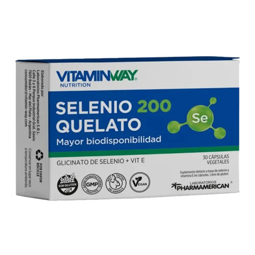 Pharmamerican-Selenio-Quelato-x-30-cap-El banquito almacén natural